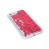 Puzdro iPhone XR trblietavé so srdiečkami červené