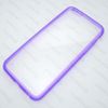 Gumené puzdro iPhone 6/6s fialový rám