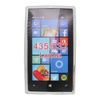 Gumené puzdro Microsoft Lumia 435 priehľadné