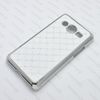 Puzdro Samsung Galaxy Core Prime plastové, biele s kamienkami