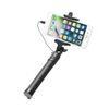 Selfie tyč (monopod) čierna s lightning káblom (iPhone)