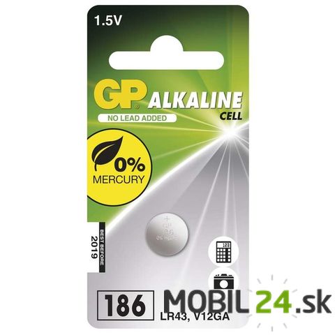 Batéria GP alkalická gombíková 186F