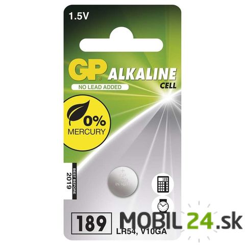 Batéria GP alkalická gombíková 189F, 1ks