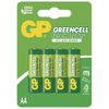 Batéria GP Greencell R6 AA, 4 ks