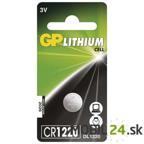 Batéria GP líthiová gombíková CR1220