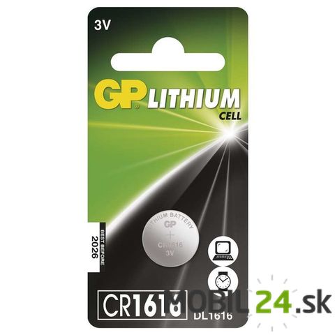 Batéria GP líthiová gombíková CR1616