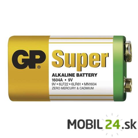 Batéria GP Super alkalická 9V blok