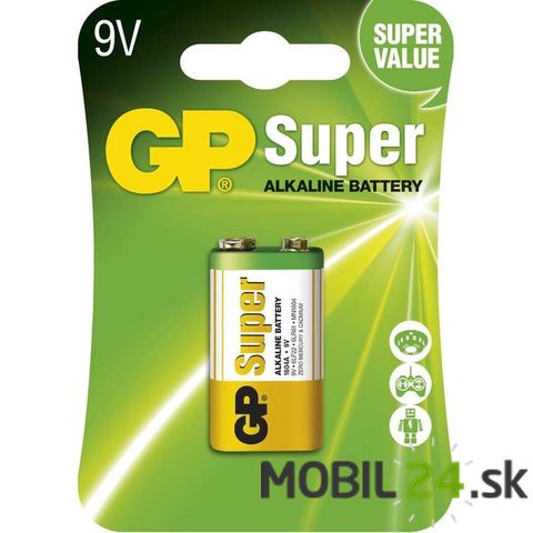 Batéria GP Super alkalická 9V blok