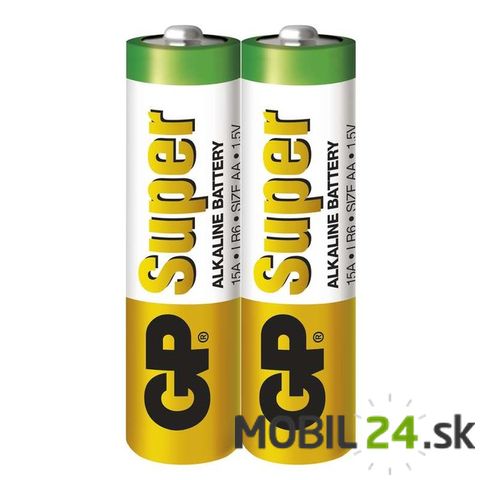 Batéria GP Super alkalická AA, 2 ks