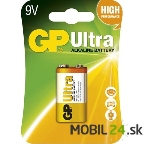 Batéria GP Ultra alkalická 9V blok