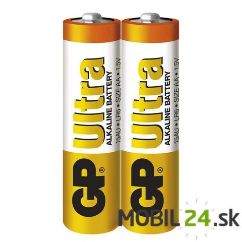 Batéria GP Ultra alkalická AA, 2 ks