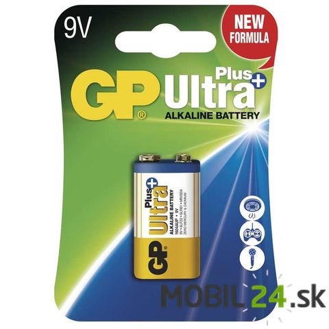 Batéria GP Ultra Plus alkalická 9V blok