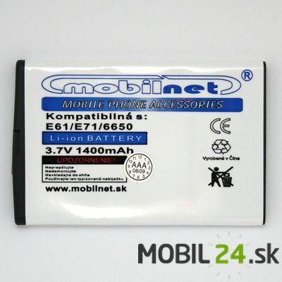 Batéria Nokia E61 Li-ion 1400mAh neoriginál blister