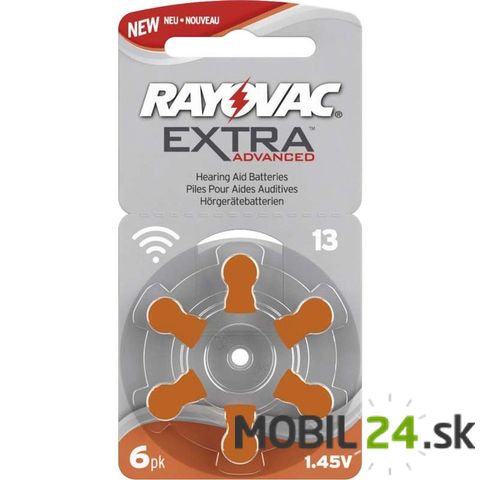 Batéria RAYOVAC V13AU/6 do načúvacích prístrojov