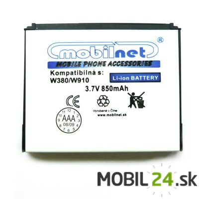 Batéria Sony Ericsson W910 Li-ion 850mAh neoriginál blister