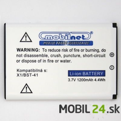 Batéria Sony Ericsson X1 Li-ion 1200mAh neoriginál blister
