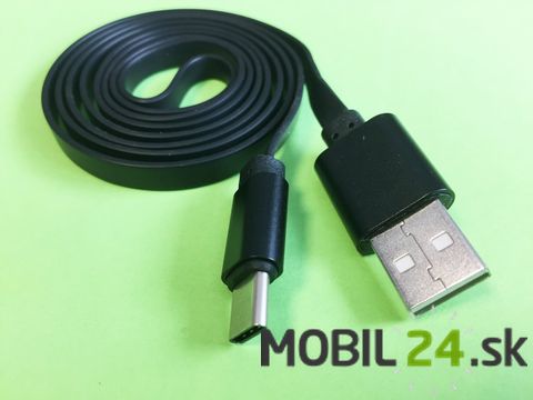 Dátový kábel micro USB typ C plochý