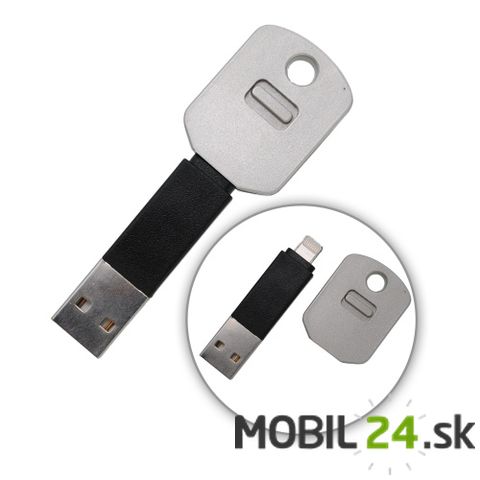 Datový kabel micro USB/USB, privesok, kľúč