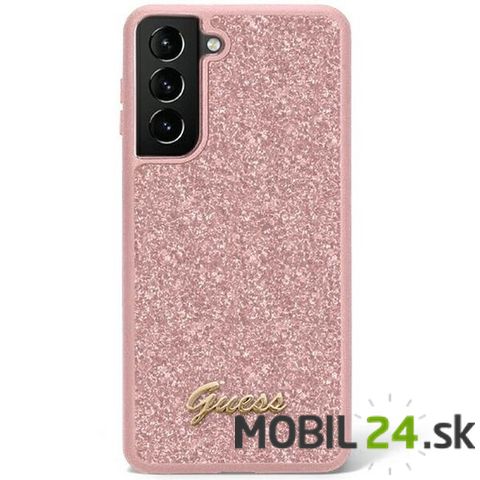 Guess puzdro na Samsung S23 plus ružové glitter