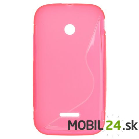 Puzdro na mobil Huawei Ascend Y210 gumené ružové