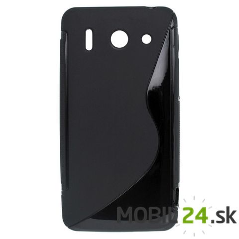 Puzdro na mobil Huawei G510 gumené čierne