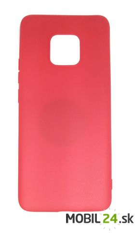 Gumené puzdro Huawei Mate 20 pro červené matné s magnetom