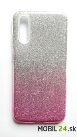 Gumené puzdro Huawei P20 glitter ružové