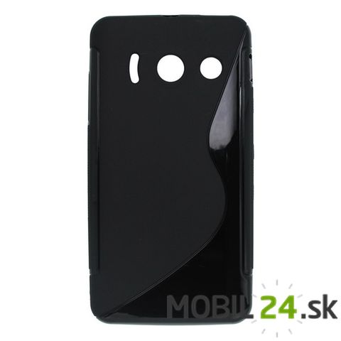 Puzdro na mobil Huawei Y300 gumené čierne