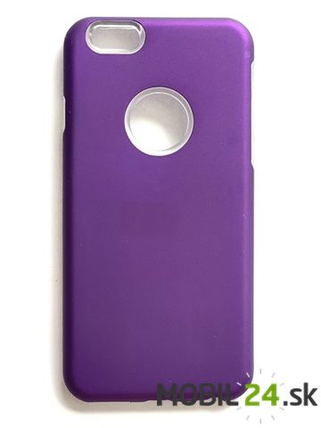 Gumené puzdro iPhone 6/6s fialové 2v1