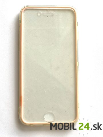 Gumené puzdro iPhone 6/6s full body ružové