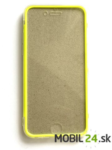 Gumené puzdro iPhone 6/6s full body žlté