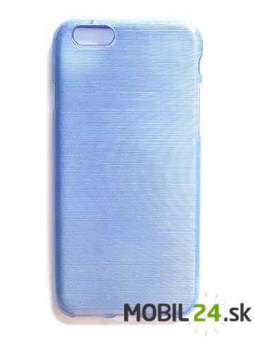 Gumené puzdro iPhone 6/6s modré jemný vzor