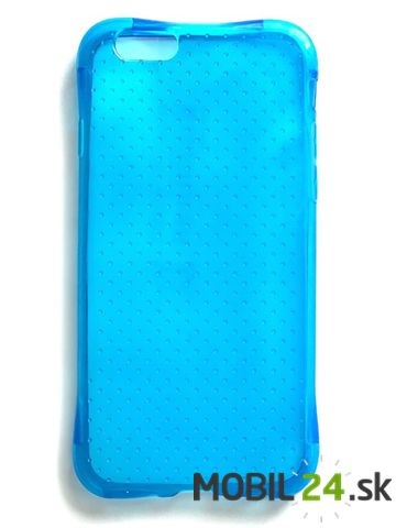 Gumené puzdro iPhone 6/6s modré s guličkami