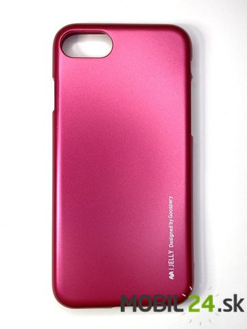 Gumené puzdro iPhone 7 / iPhone 8/ iPhone SE ružové matné gy