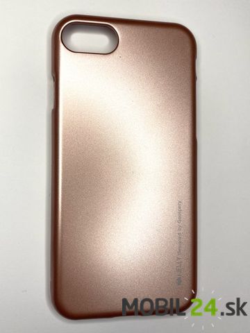 Gumené puzdro iPhone 7 / iPhone 8/ iPhone SE ružovo zlaté matné gy