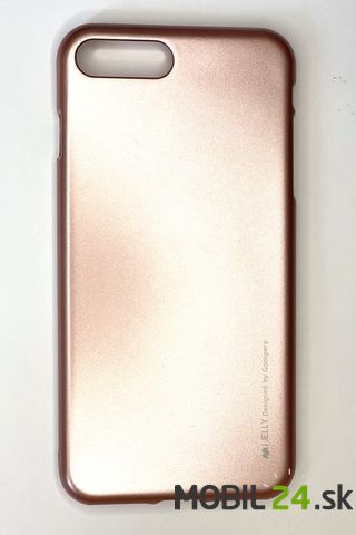 Gumené puzdro iPhone 7 plus / iPhone 8 plus ružovo zlaté gy