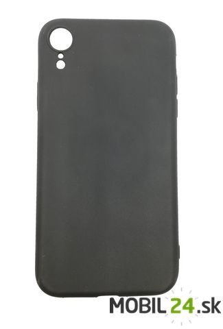 Gumené puzdro iPhone XR čierne matné