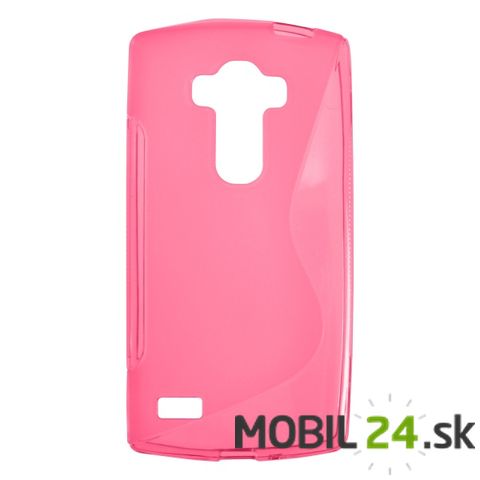 Gumené puzdro LG G4s ružové