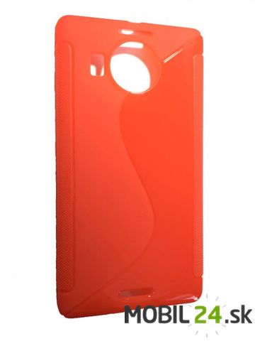 Gumené puzdro Microsoft Lumia 950 XL červené