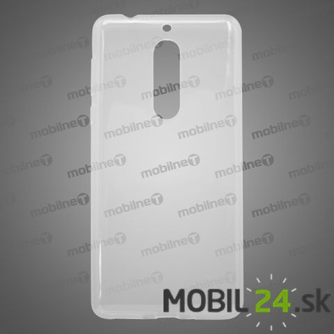 Gumené puzdro Nokia 5 transparentné
