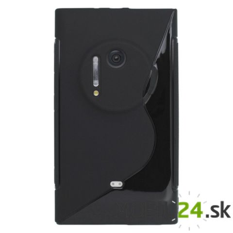 Puzdro na mobil Nokia Lumia 1020 gumené čierne