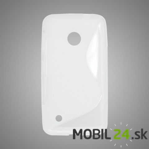 Puzdro na mobil Nokia Lumia 530 gumené priehľadné