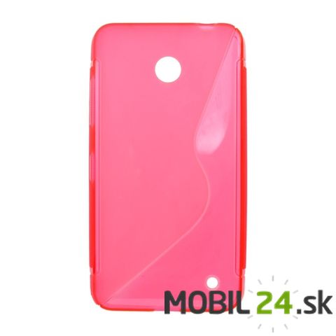 Puzdro na mobil Nokia Lumia 635 gumené ružové