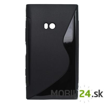 Puzdro na mobil Nokia Lumia 900 gumené čierne