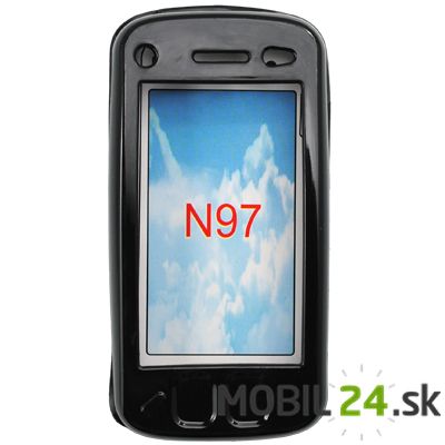Gumené puzdro Nokia N97 čierne