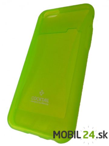 Gumené puzdro iPhone 6/6s zelené CL