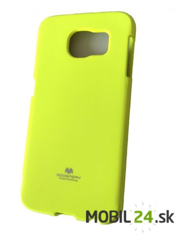 Gumené puzdro Samsung Galaxy S6 neónovo žlté GY