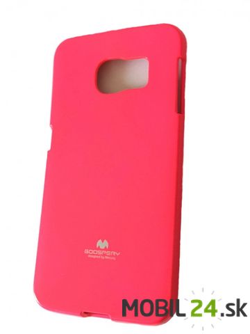 Gumené puzdro Samsung Galaxy S6 Edge neónovo ružové GY
