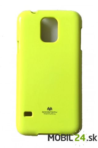 Gumené puzdro Samsung Galaxy S5 neónovo žlté GY