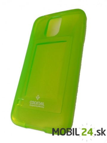 Gumené puzdro Samsung S5 zelené CL